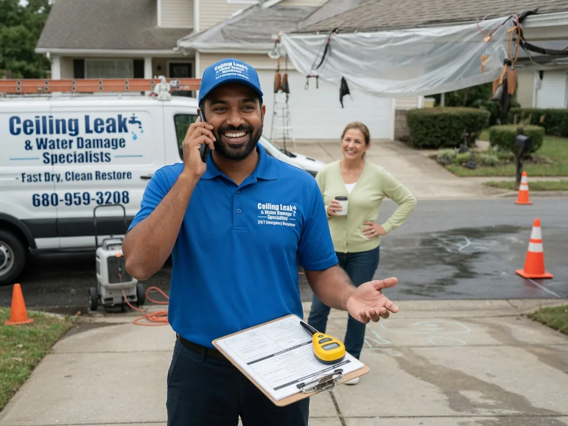 Ceiling Leak Cleanup Galva, IA FAQs